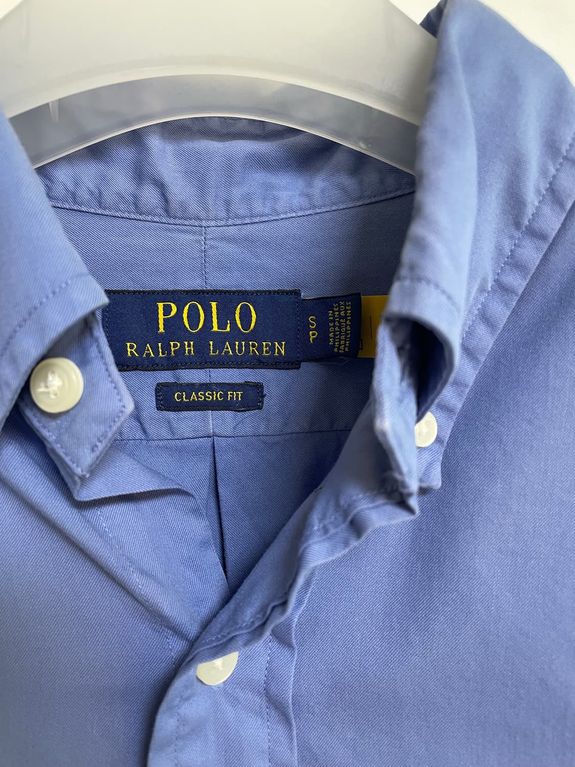 POLO 폴로 랄프로렌 셔츠 핑크 포니 로고 클래식핏 S (qr 정품) 상품이미지3