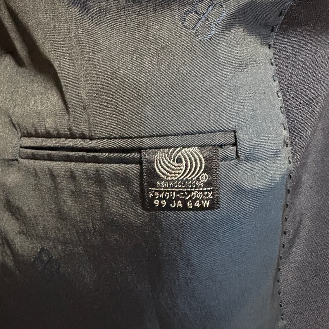 발렌시아가 BB 로고 은장 블레이저 자켓 / 네이비, L 상품이미지8