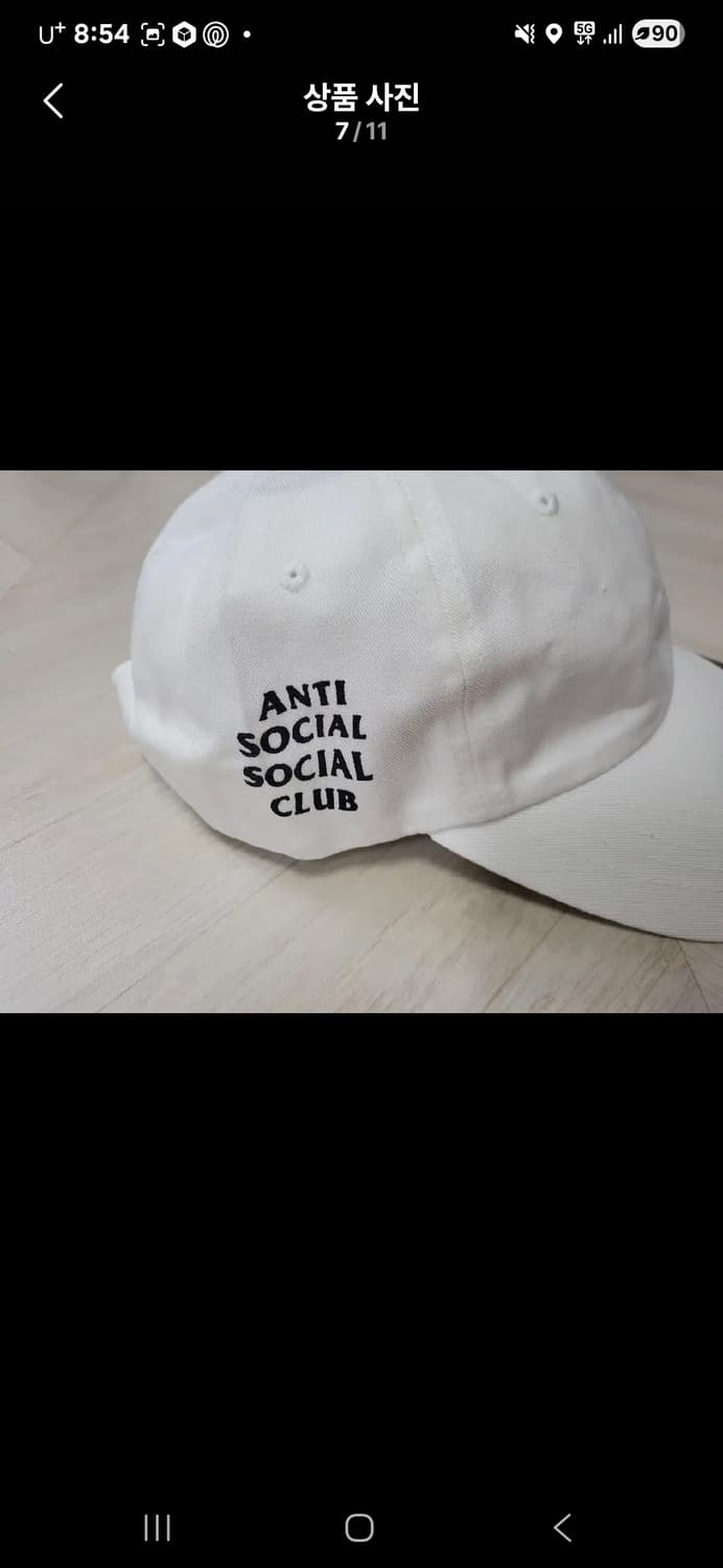 미사용 안티소셜소셜클럽 볼캡 weird cap 상품이미지6