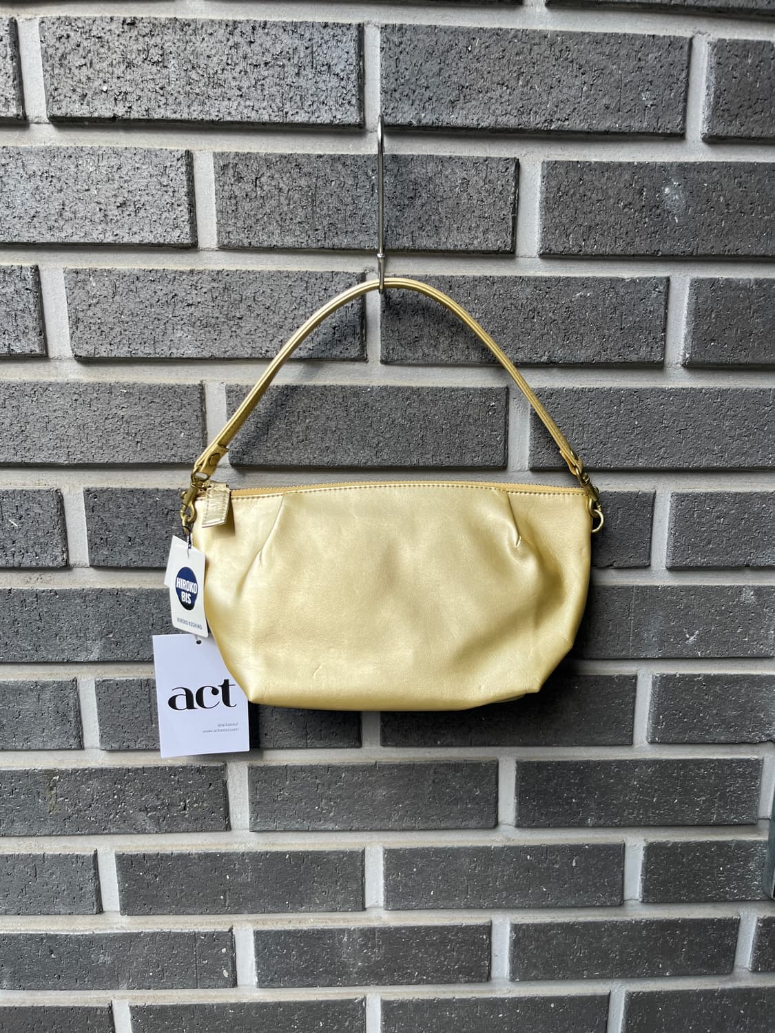 (Deadstock)Hiroko Bis 히로코비스 메탈릭 백 상품이미지7