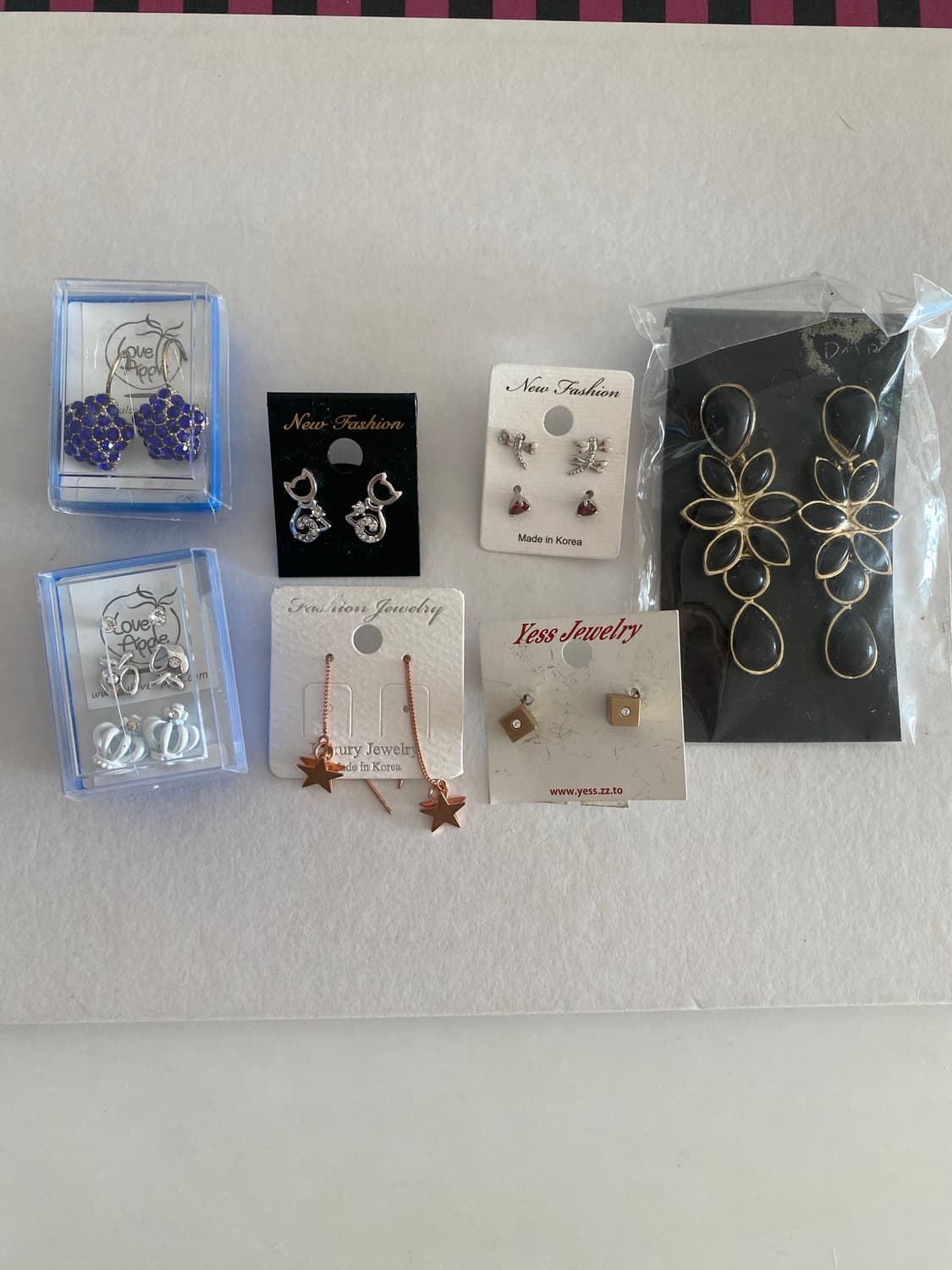 새상품 귀걸이 7종 세트 상품이미지1