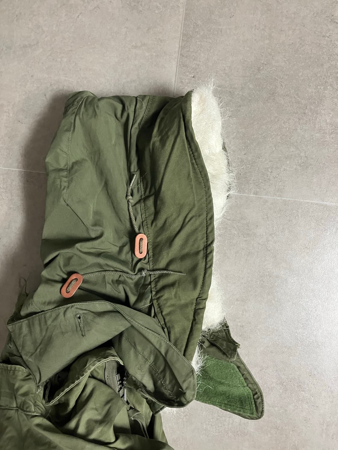 오리지널 M65 피쉬테일 개파카 L 상품이미지6