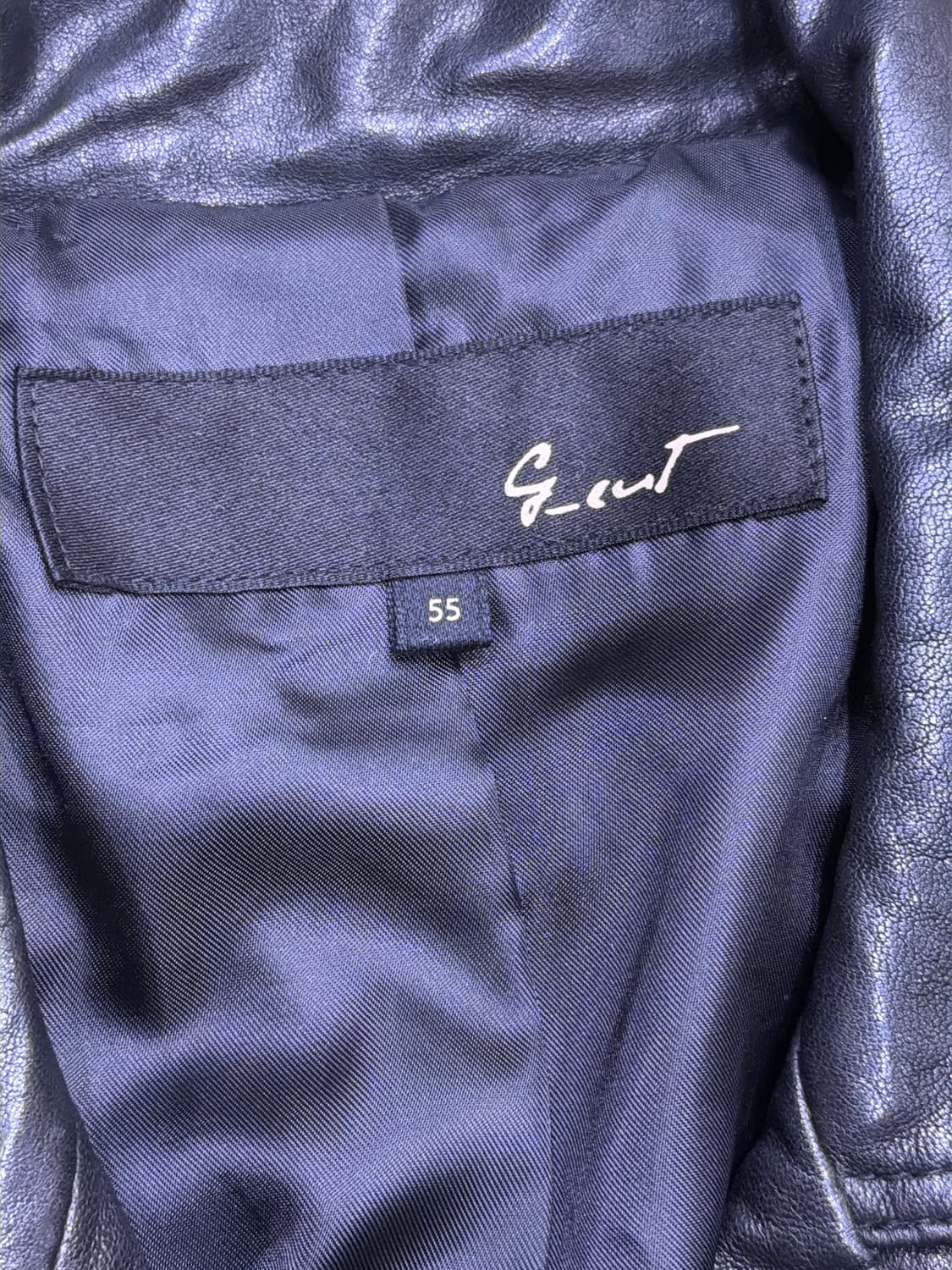 G-cut 양가죽 절개 벨트 더블 라이더 자켓 55 상품이미지7