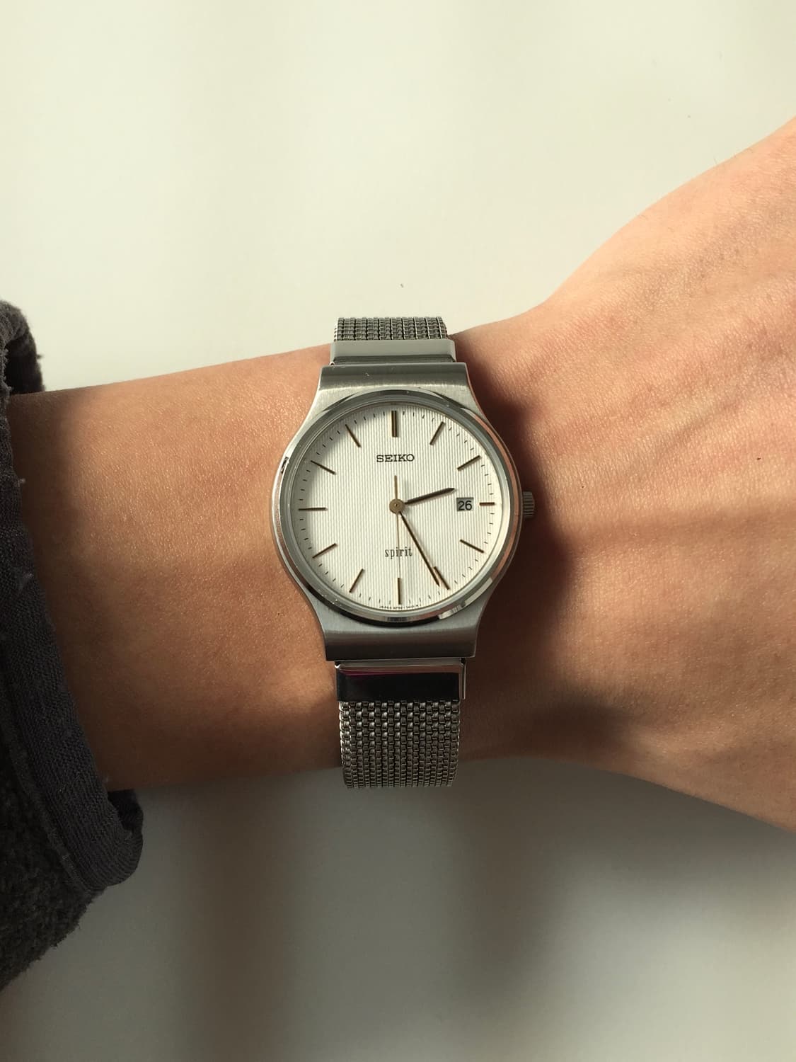 90s seiko spirit pin stripe dial 상품이미지7