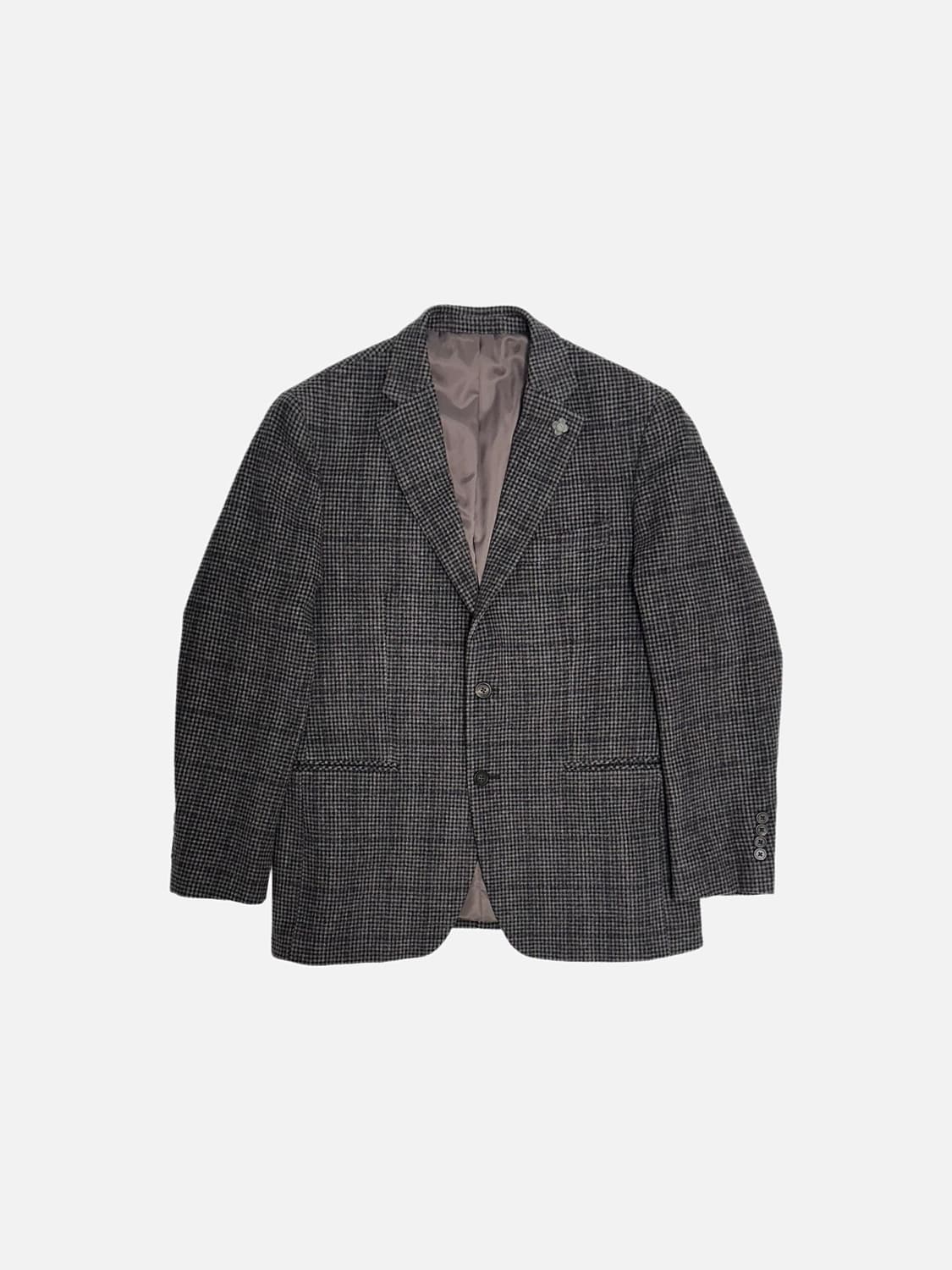 Brentwood 브렌우드 체크 투버튼 모직 블레이저 자켓 상품이미지1