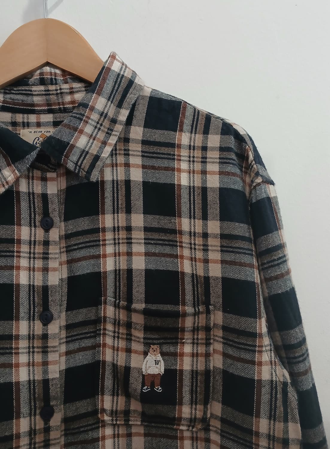 골든베어 모지체크셔츠 상품이미지5