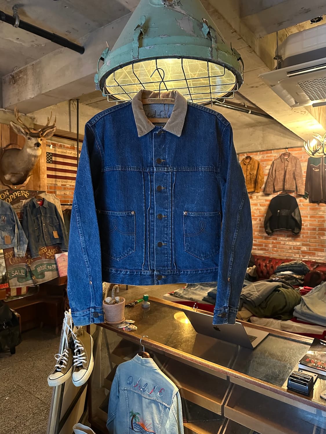 80s USA 빈티지 폴로 랄프로렌 2세대 데님 자켓 상품이미지1