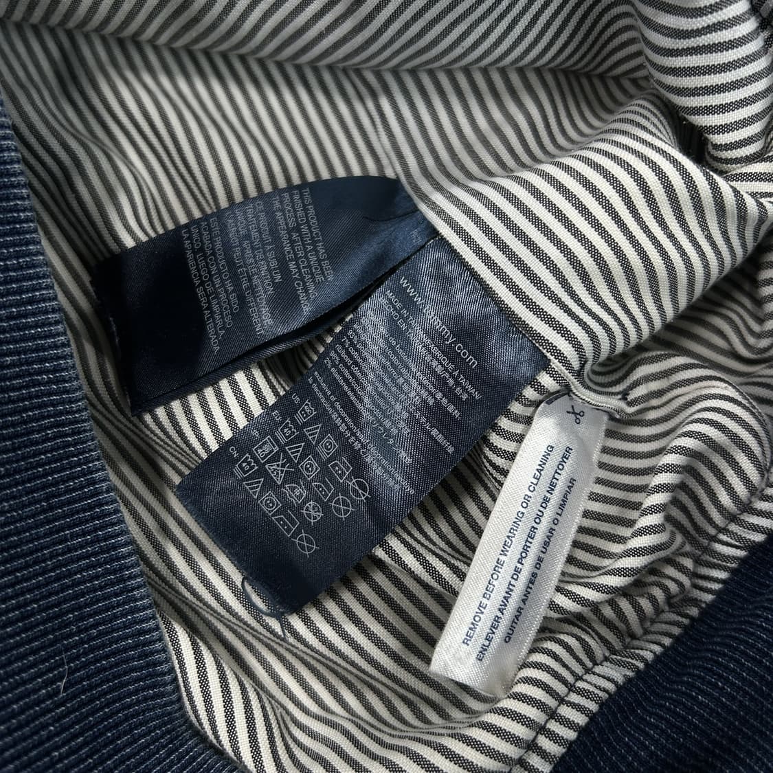 타미힐피거 데님 블루종 자켓 xs 상품이미지3