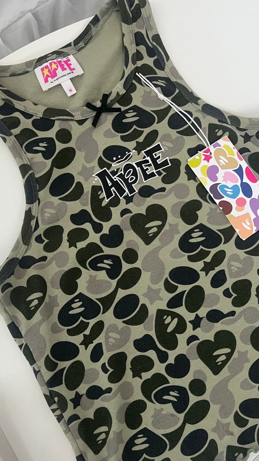 베이프 에이프 카모 나시 민소매 상품이미지3