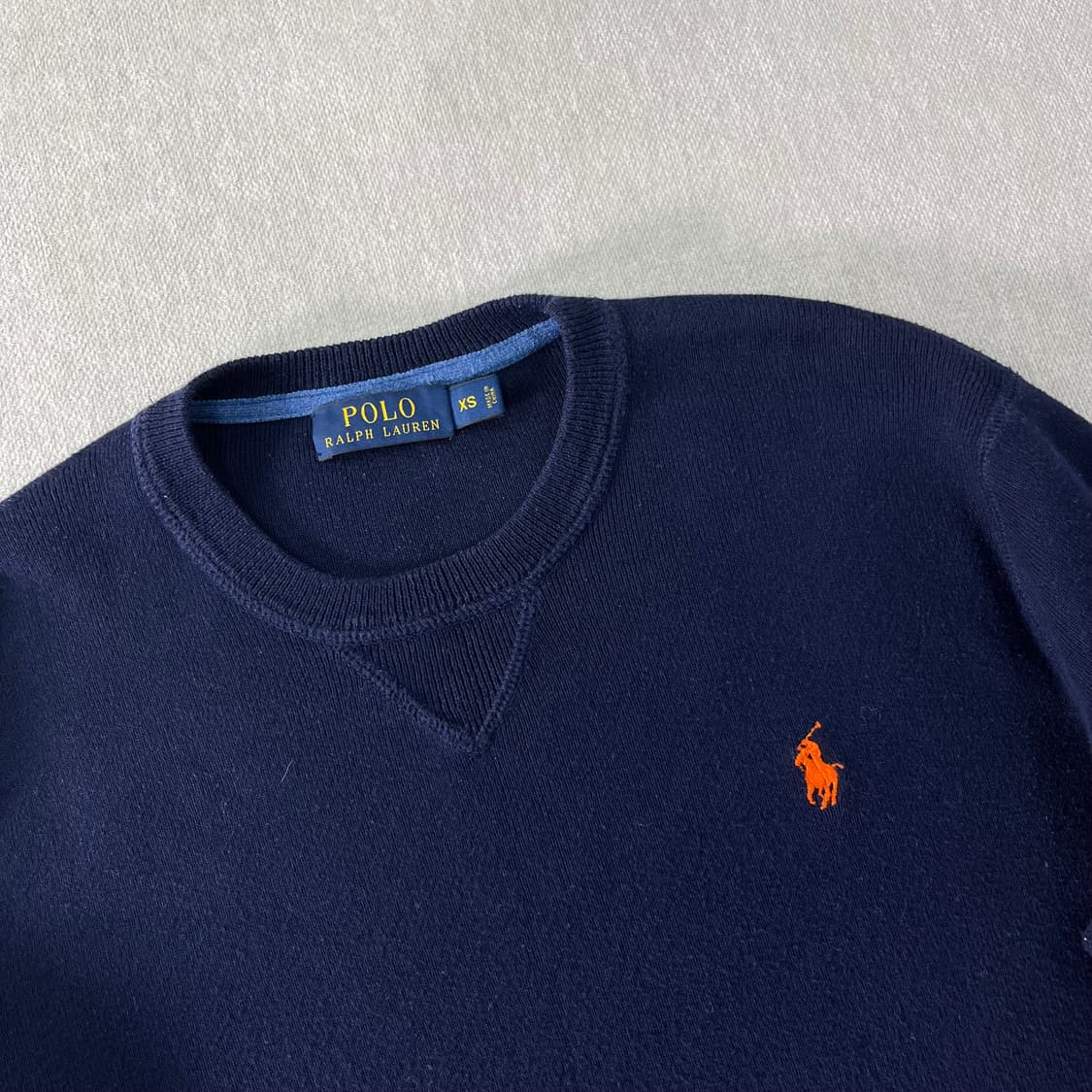 95 폴로랄프로렌 코튼 네이비 니트 상품이미지2