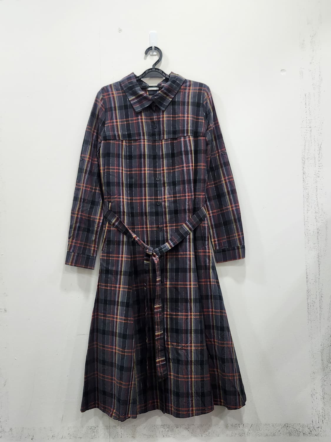 [55] 숲 Soup 롱 플레어 셔츠 원피스 55사이즈 상품이미지1