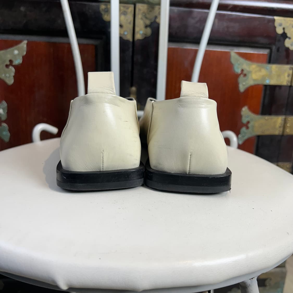 질샌더 스퀘어 토 발레리나 플렛 슈즈 상품이미지4