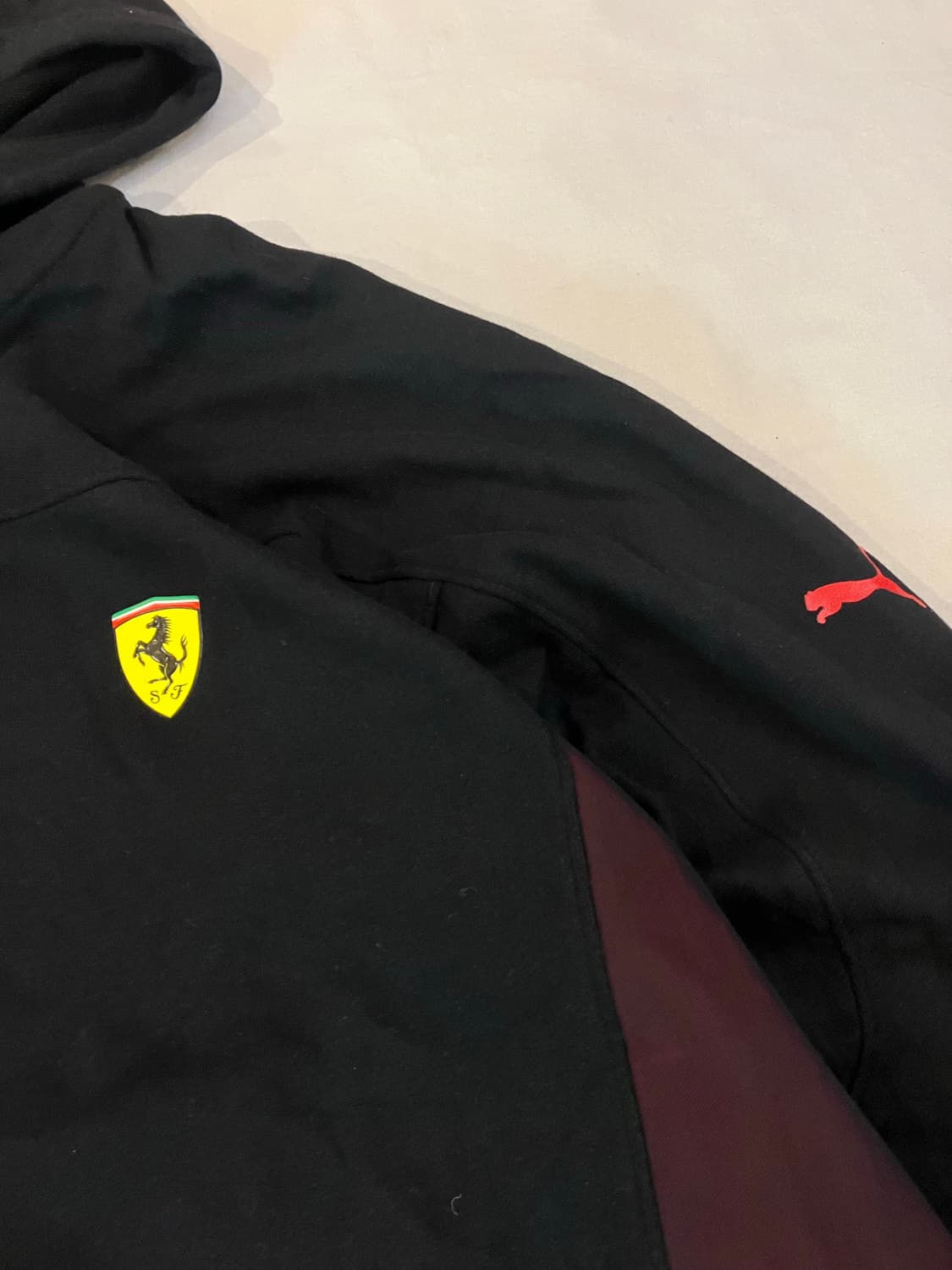 F1 푸마 X 페라리 백로고 후드집업 블랙 상품이미지2