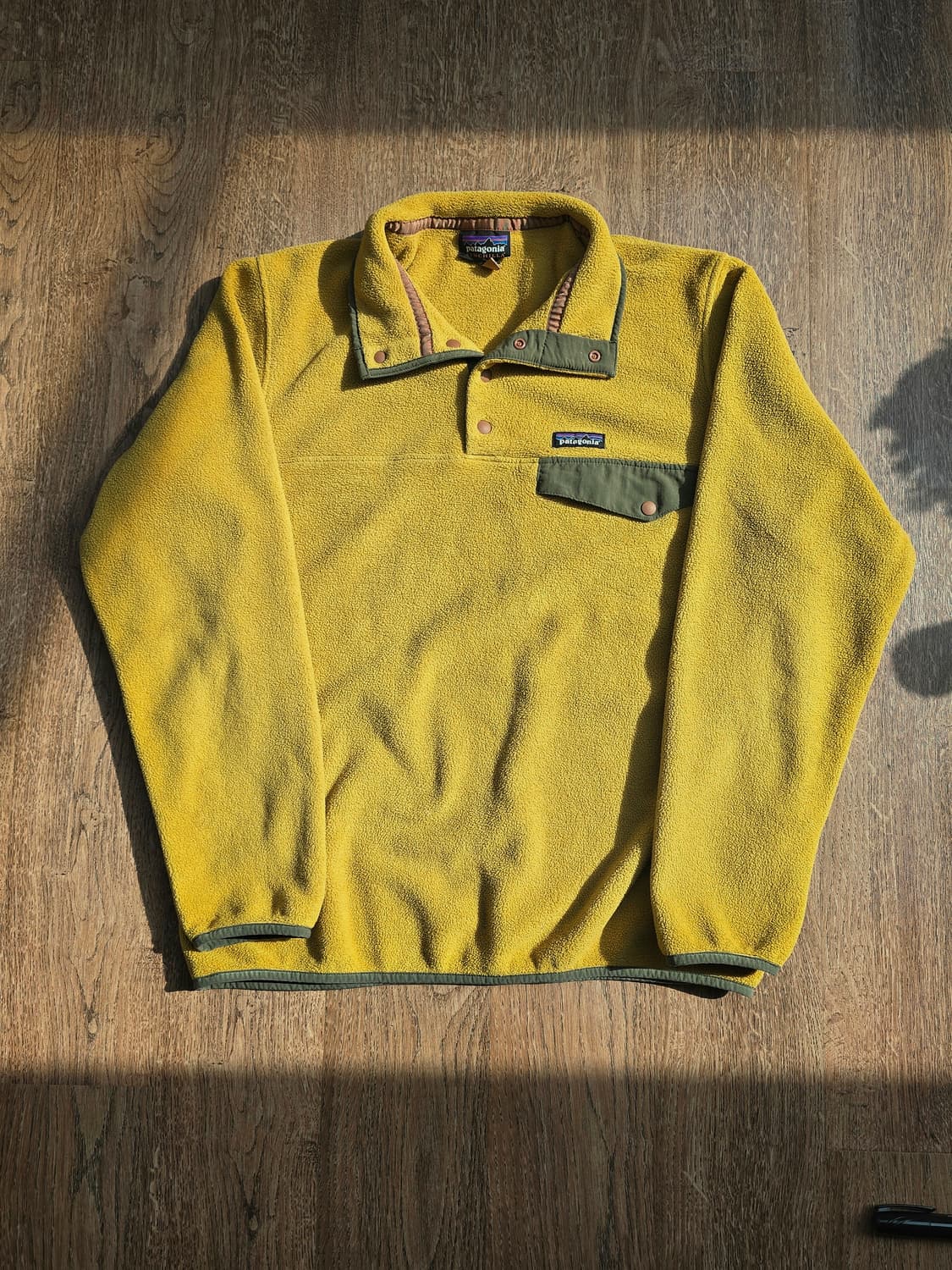 파타고니아 신칠라 스냅티 머스타드 / 올리브 L 상품이미지2
