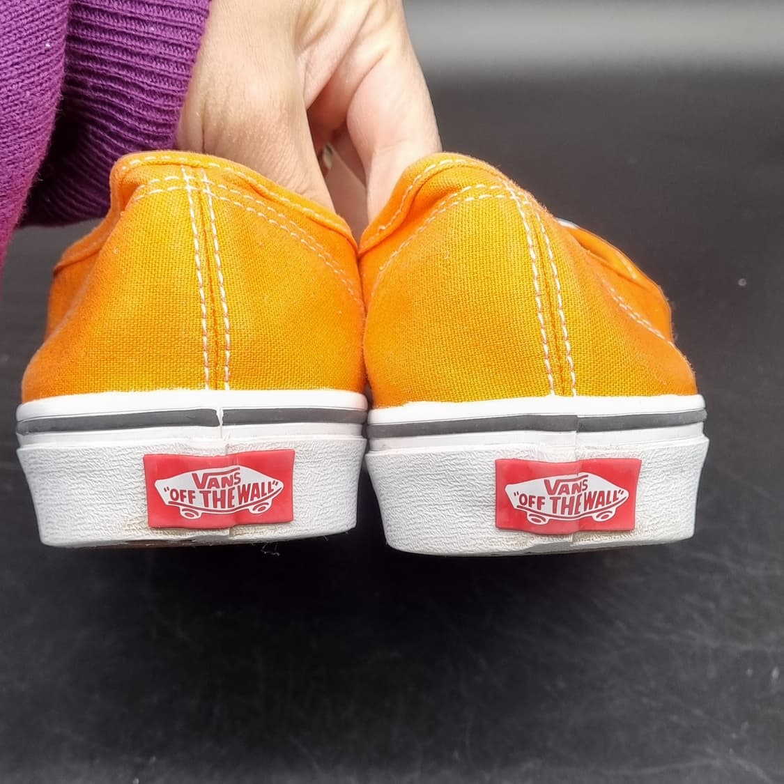 반스 어센틱 오렌지 스니커즈260 상품이미지4