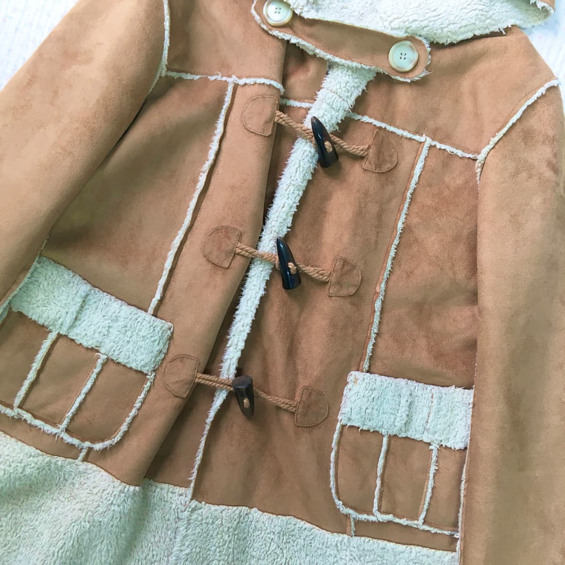 JPN/ 스웨이드토글코트 무스탕 모리걸무스탕 모리룩무스탕 상품이미지4