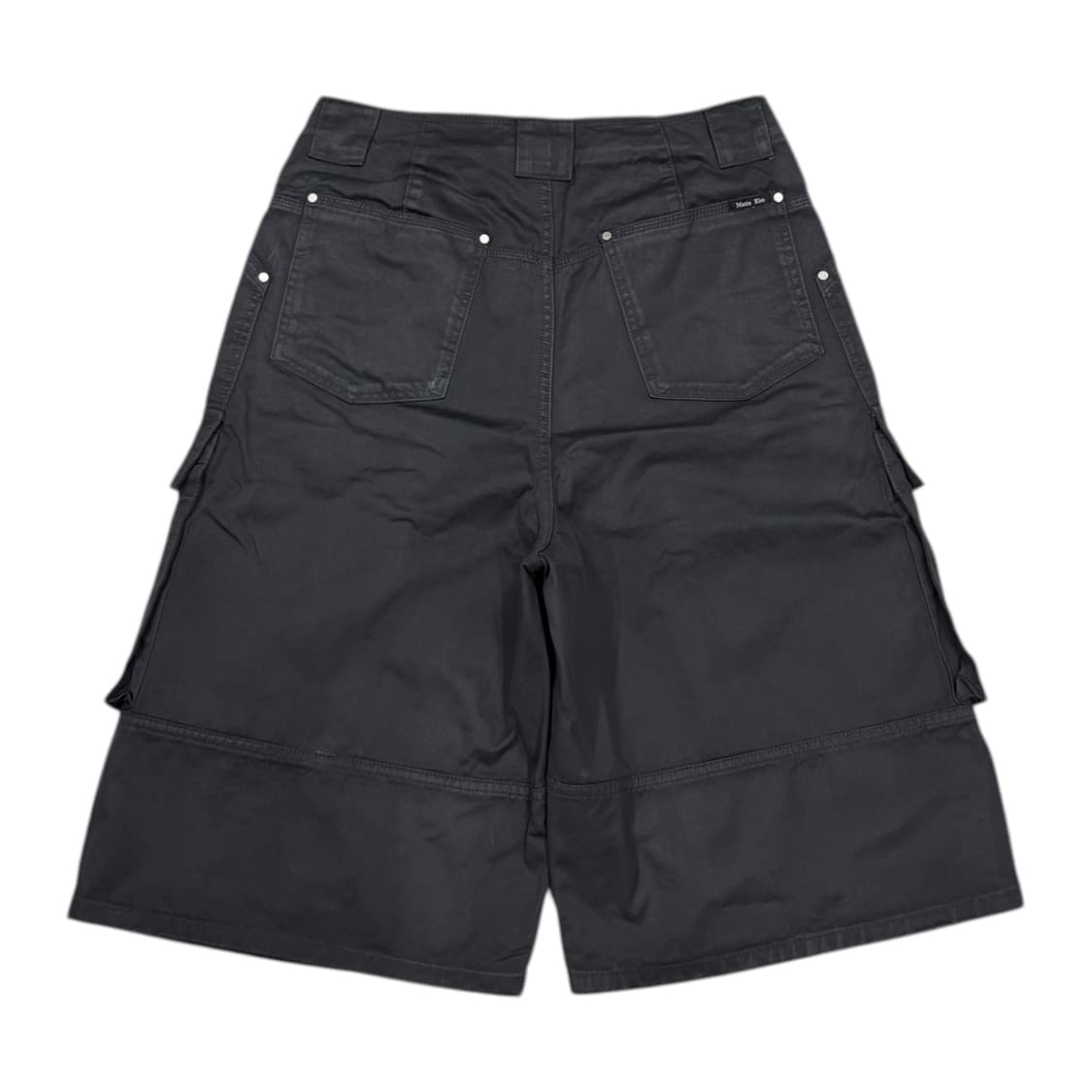 마뗑킴 맨 코팅 코튼 버뮤다 팬츠 바지 차콜 L 상품이미지2