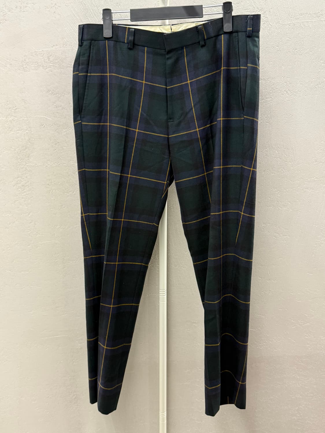 브룩스 브라더스 블랙워치 체크 바지 W34 상품이미지4