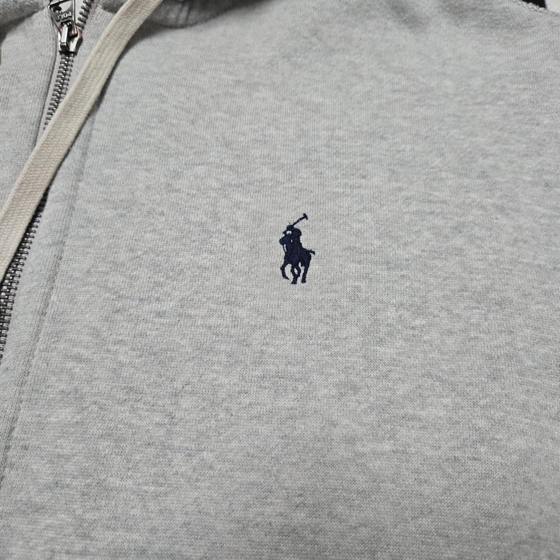 L 폴로랄프로렌 써멀 후드 집업 그레이 상품이미지2