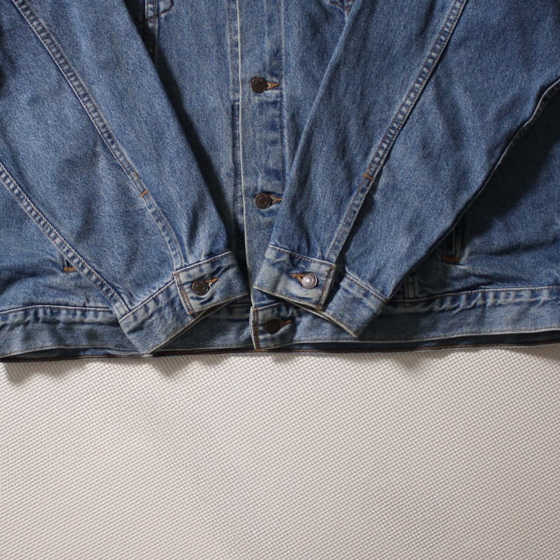 90's Levi’s 리바이스 USA 데님 트러커 자켓 L030 상품이미지5