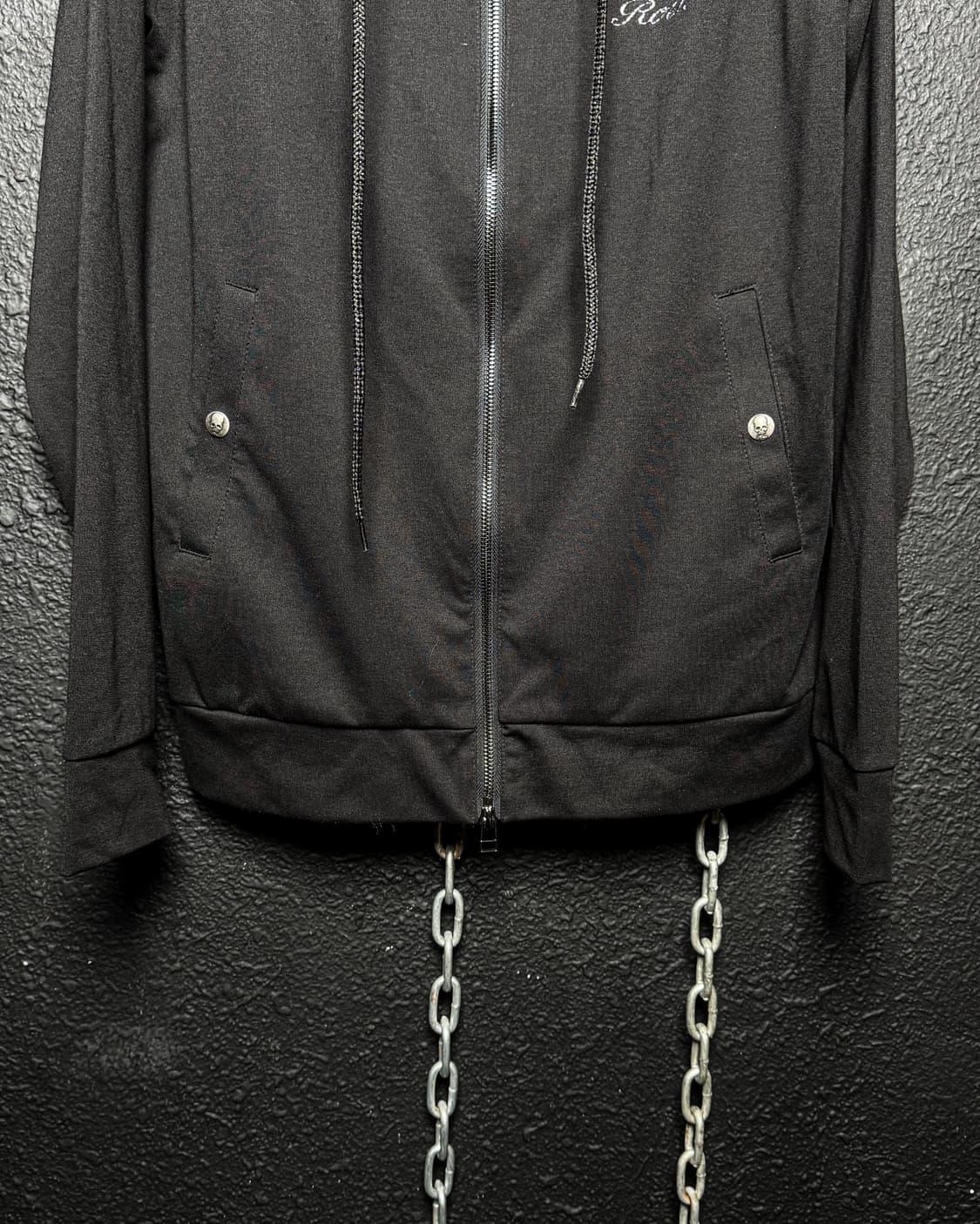 Roen – Skull Leather Patch Zip Hoodie 상품이미지6