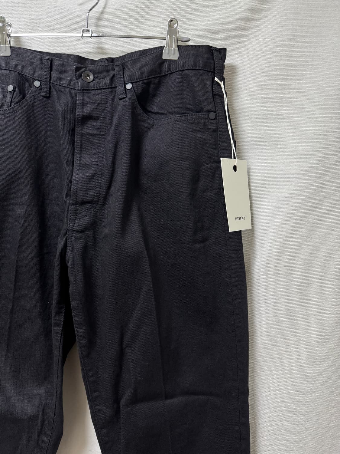 marka 마카 블랙 데님 청바지 3사이즈 상품이미지3