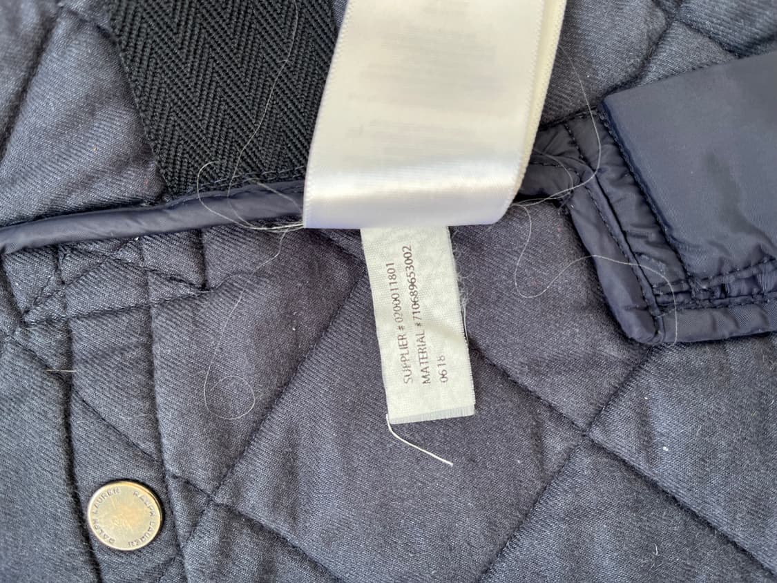 폴로 랄프로렌 퀼팅 자켓 네이비 L 상품이미지5