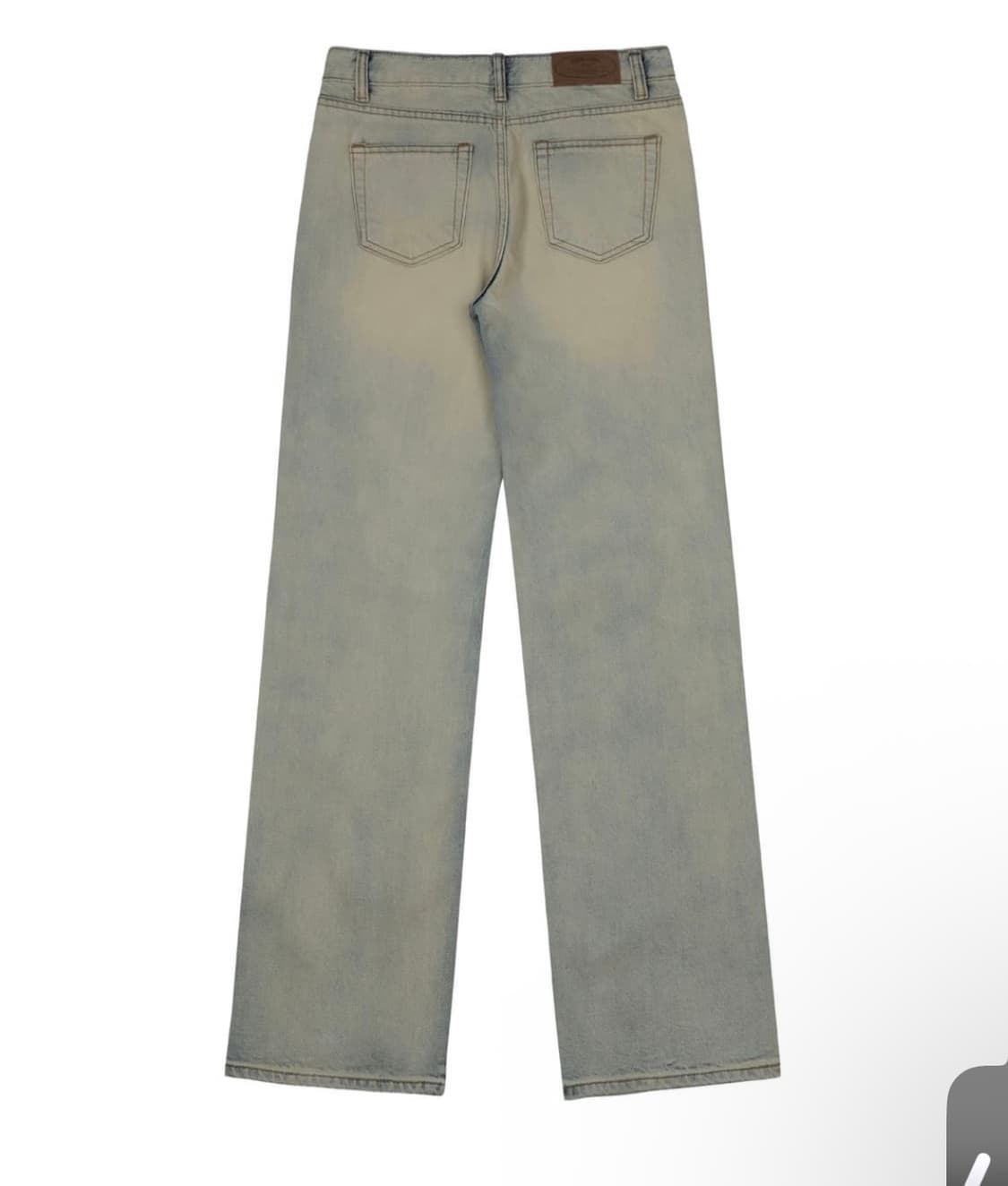 보헤미안서울) Knee-Damaged Wide Jeans LB L 상품이미지3