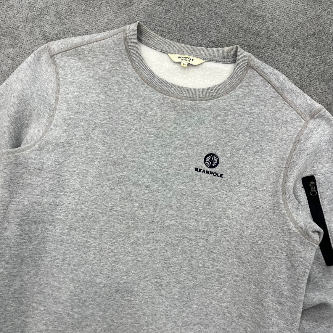 95 빈폴 그레이 맨투맨 스웻셔츠 상품이미지2