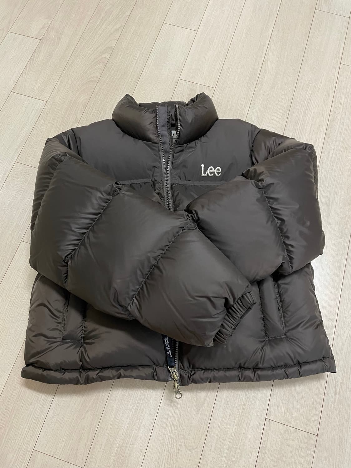 lee 리 우먼 크롭 숏 다운 패딩 M사이즈 상품이미지2