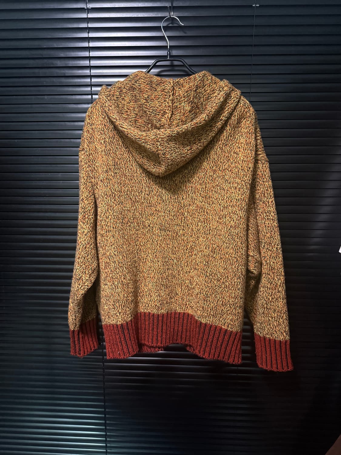 유니클로 마르니 콜라보 옐로우 에스닉 니트 후드 집업 노랑색 L 100 상품이미지6