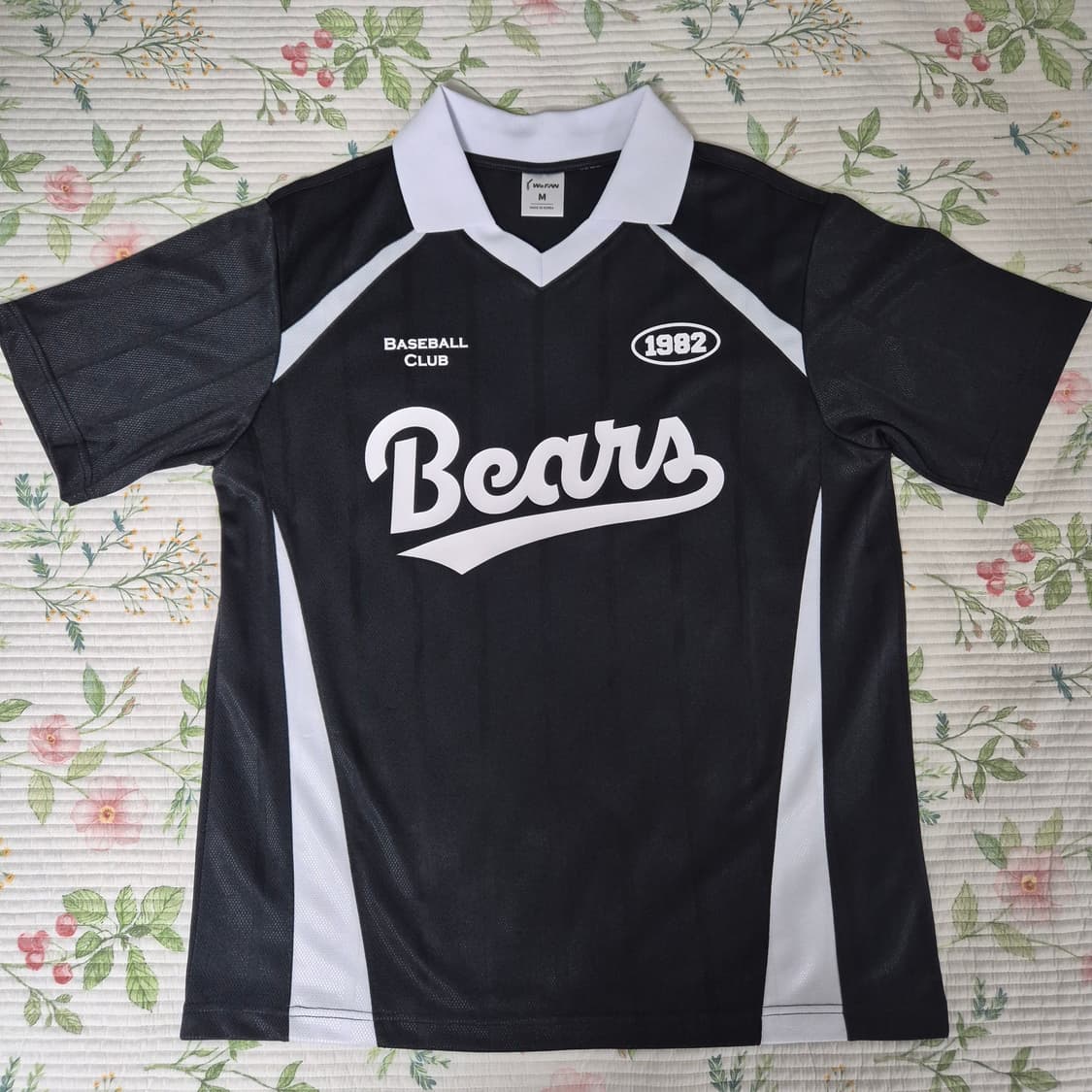 두산베어스 블록코어 블랙 (M) 정품 유니폼 상품이미지1