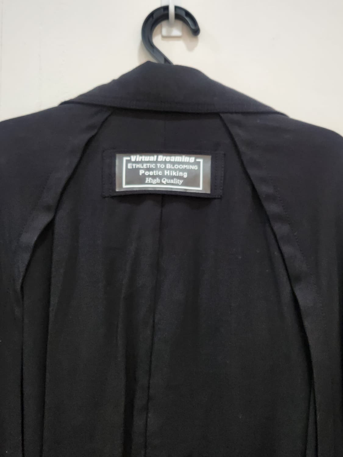 쥬시쥬디 블랙 롱 코트 여성 XXS 상품이미지4