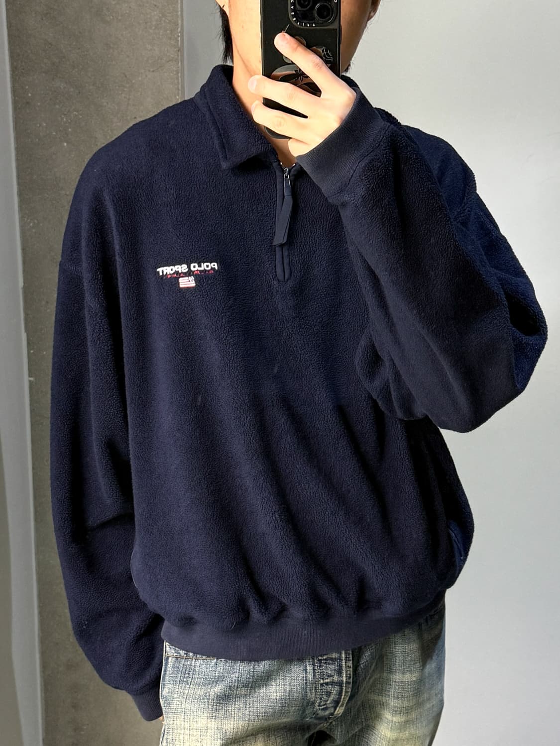 폴로스포츠 스펠아웃 USA 하프집업 플리스 상품이미지2