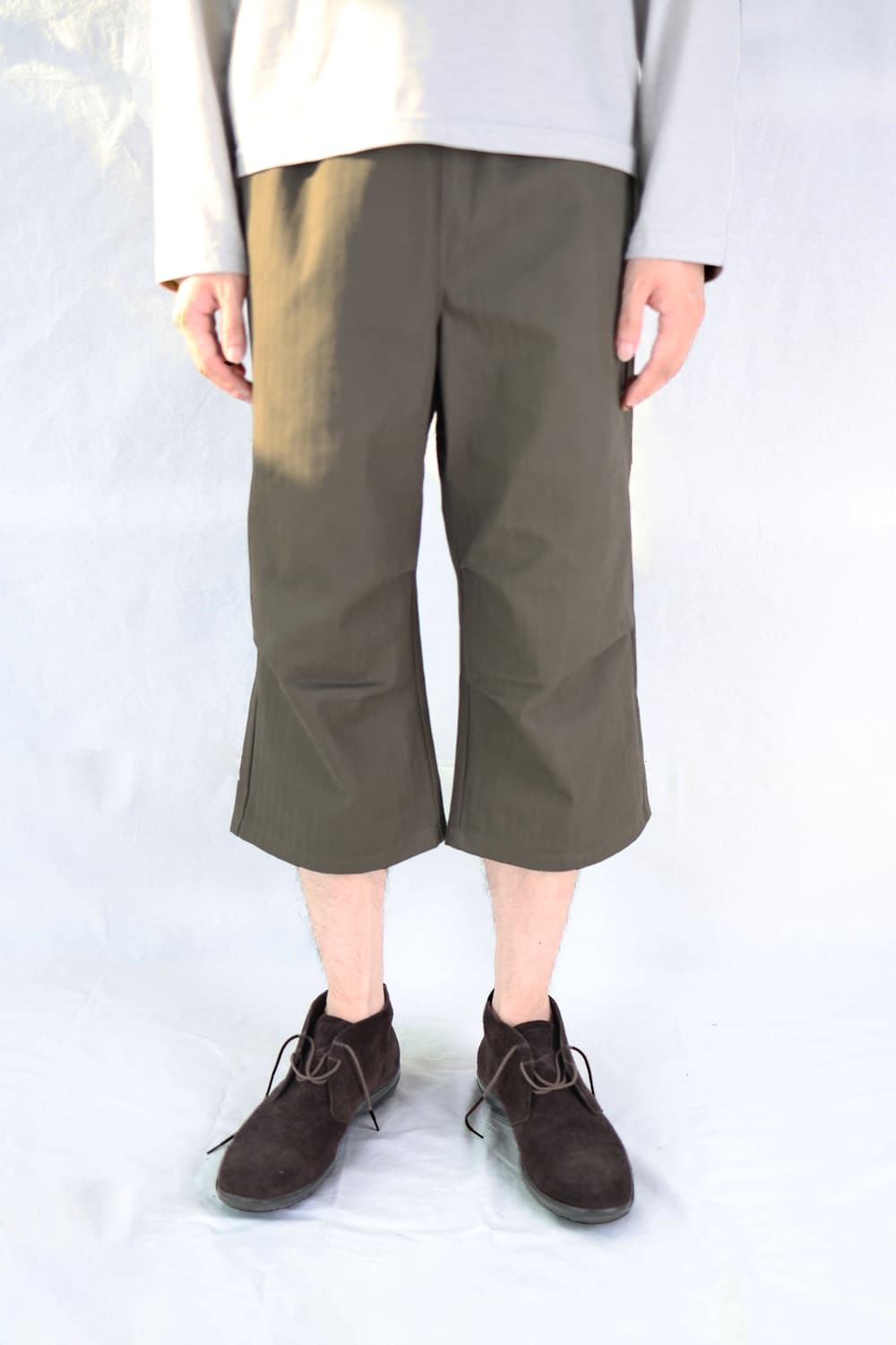 [os] les ease 카프리 팬츠 올리브 카키 상품이미지1