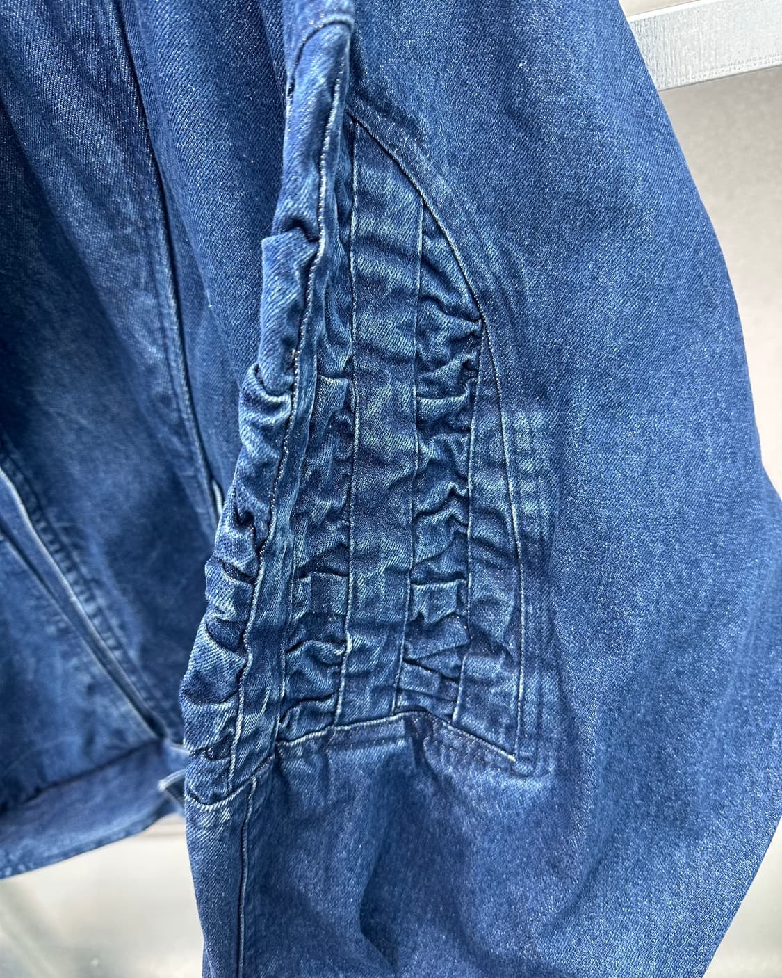 (L오버핏)리워크 가오리핏 데님자켓-M1490 상품이미지6