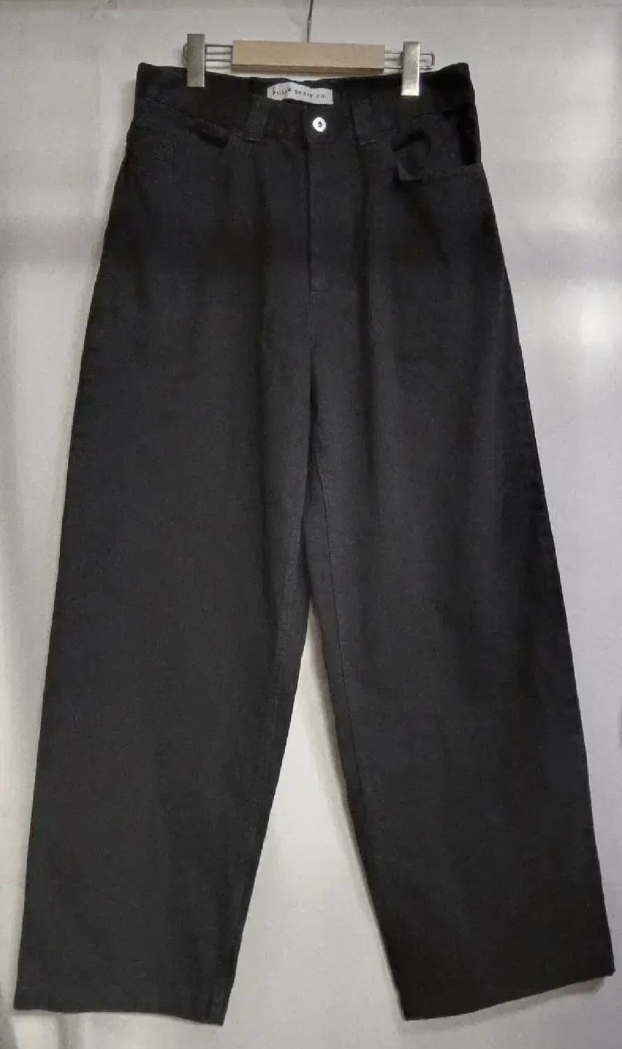  POLAR 스케이트 실버 블랙 데님 팬츠 상품이미지2