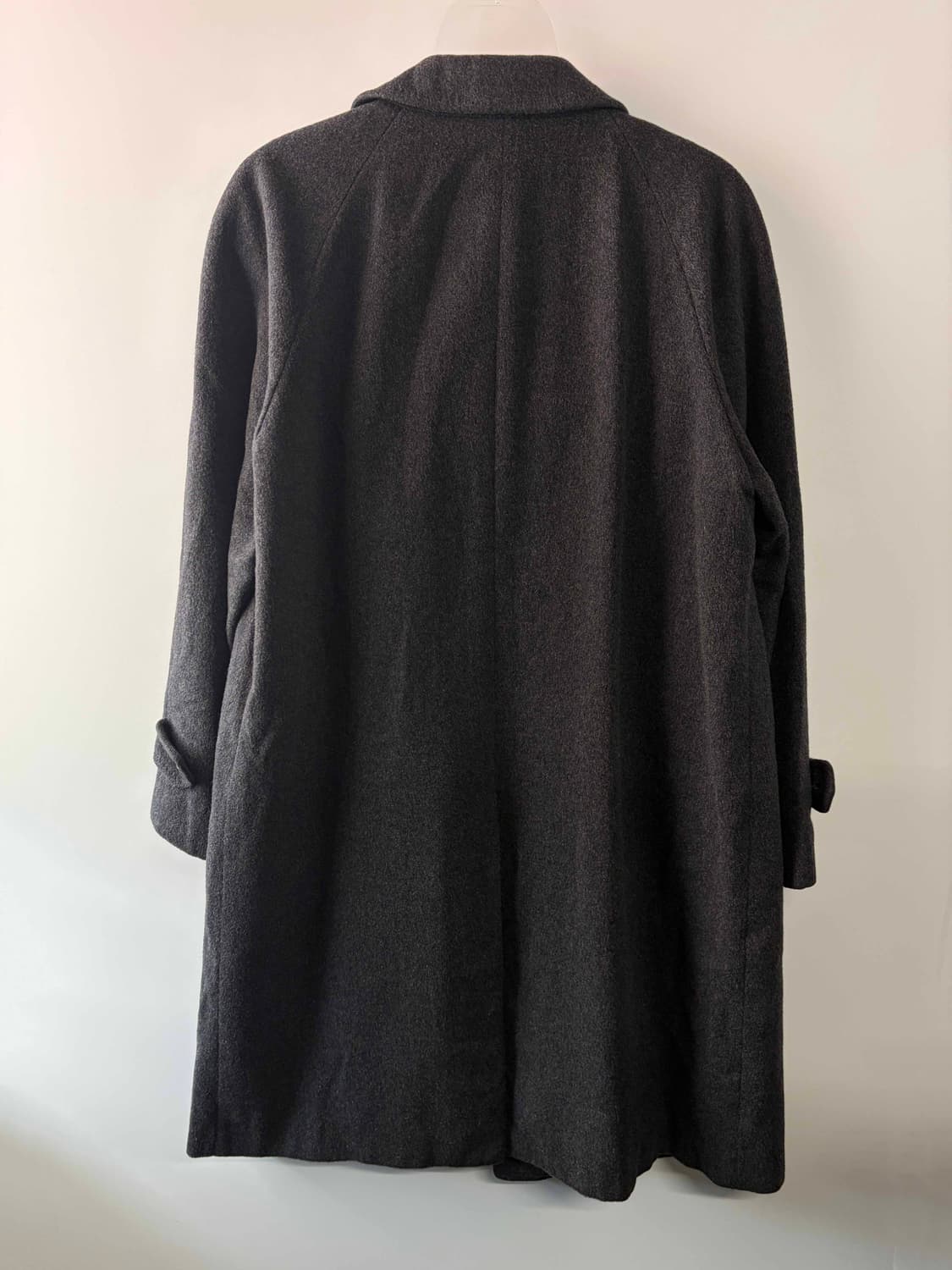 일본제 캐시미어 100 블렌드 차콜 코트 상품이미지8