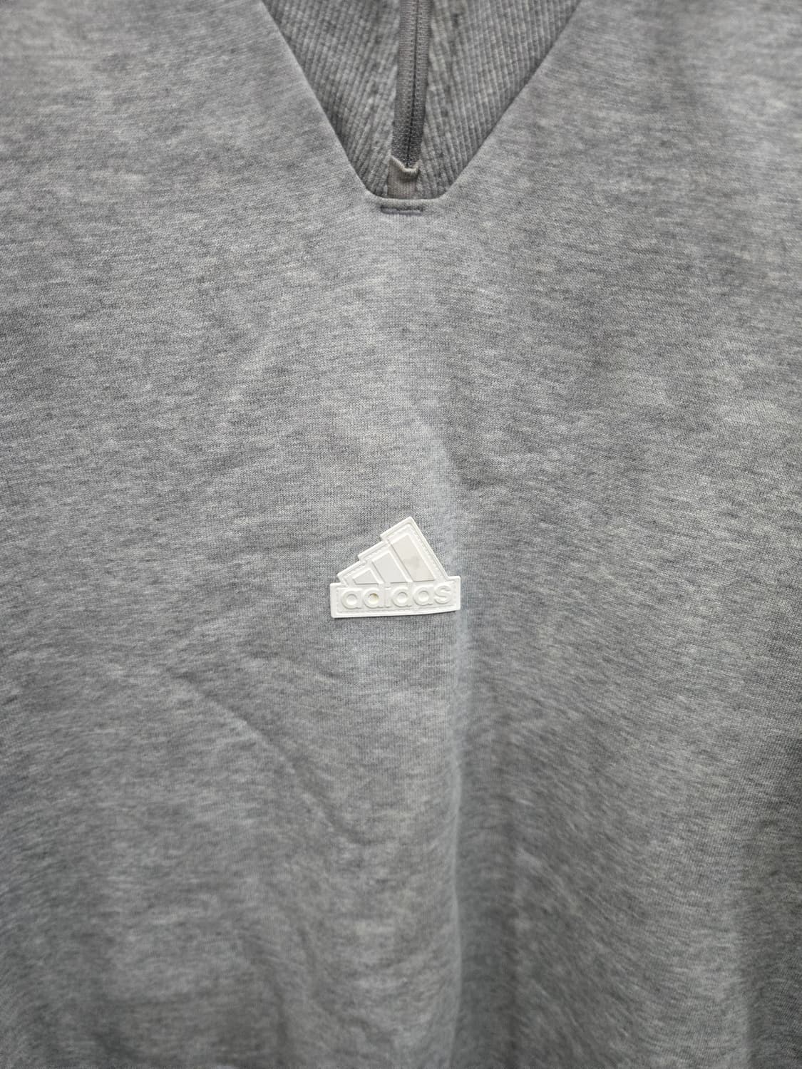 M,95 )) adidas 아디다스 회색 기모 반집업 긴팔티셔츠! 상품이미지2