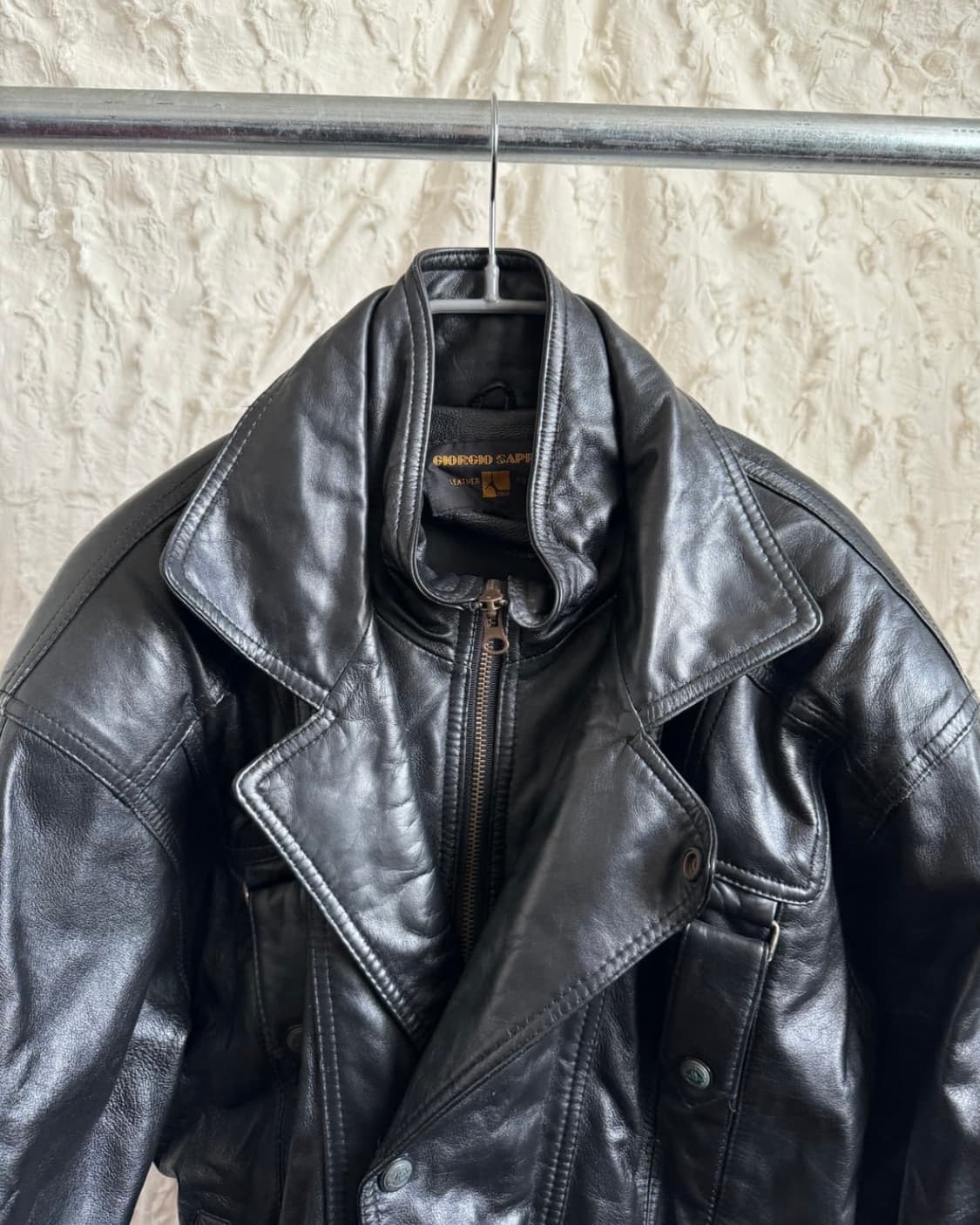 빈티지 양가죽 봄버 상품이미지4
