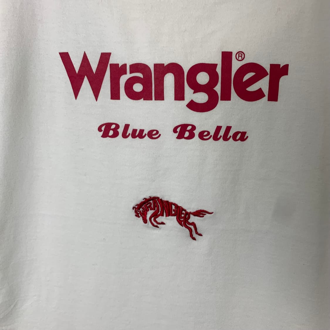 랭글러 화이트 슬리브 후드티 상품이미지4