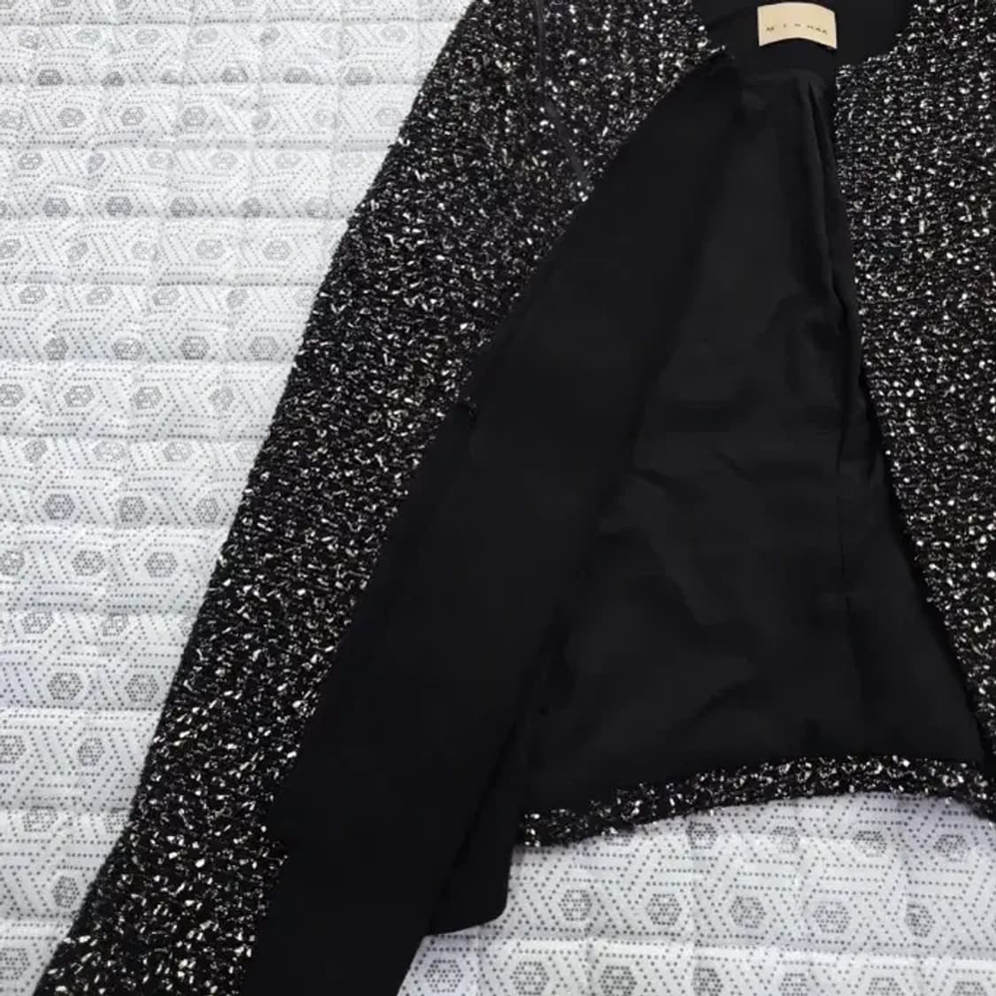 미샤 트위드 자켓 골드블랙 ~55 상품이미지5