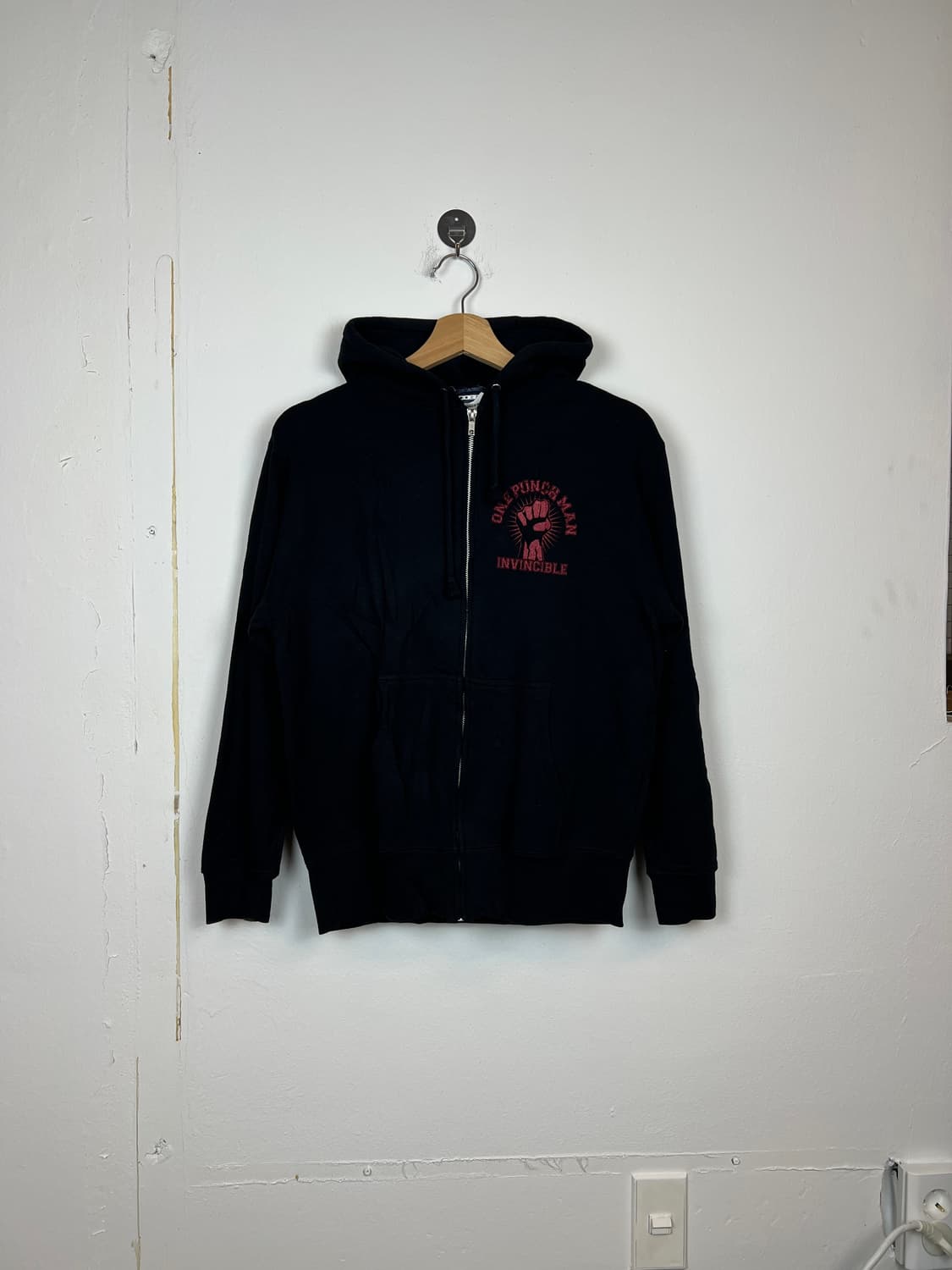 O176 JPN 원펀맨 프린팅 후드집업 M 상품이미지1