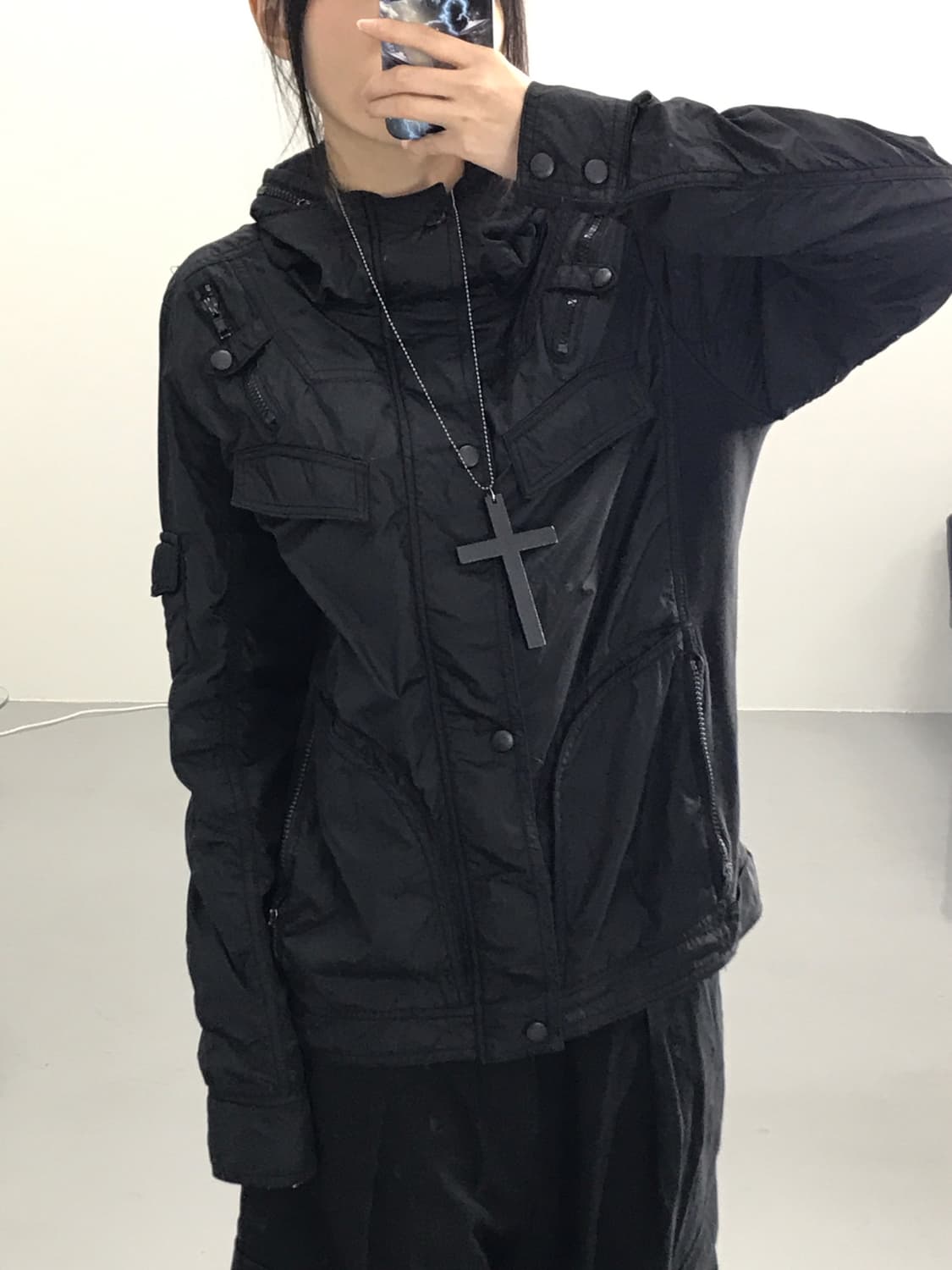 Jpn Black High Neck Jackets 상품이미지4
