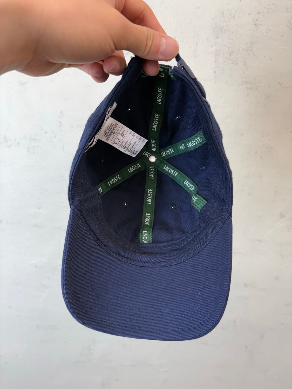라코스테 네이비 트윌 볼캡 상품이미지4