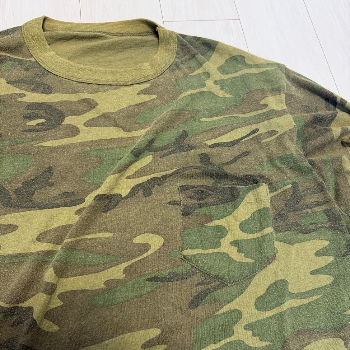 Vintage Woodland Camo Long Sleeve 90s 상품이미지4
