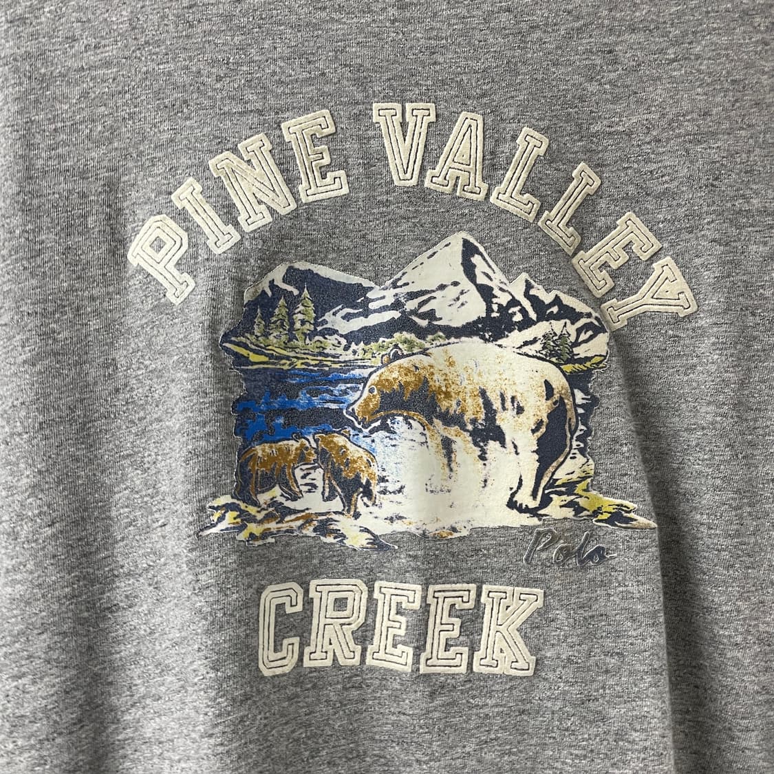 폴로 랄프로렌 그레이 반팔 티셔츠 M 상품이미지4