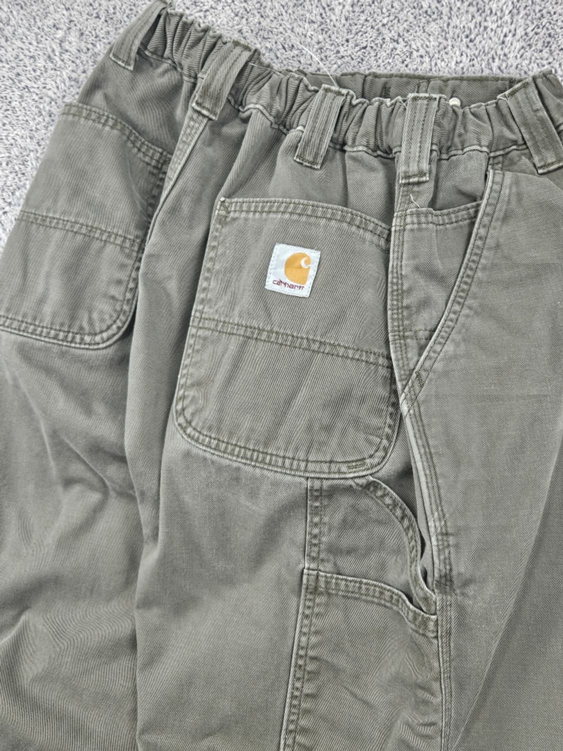 칼하트 코튼 카펜터 싱글니 워크 팬츠 밴딩커스텀 (38X30)/11742 상품이미지8