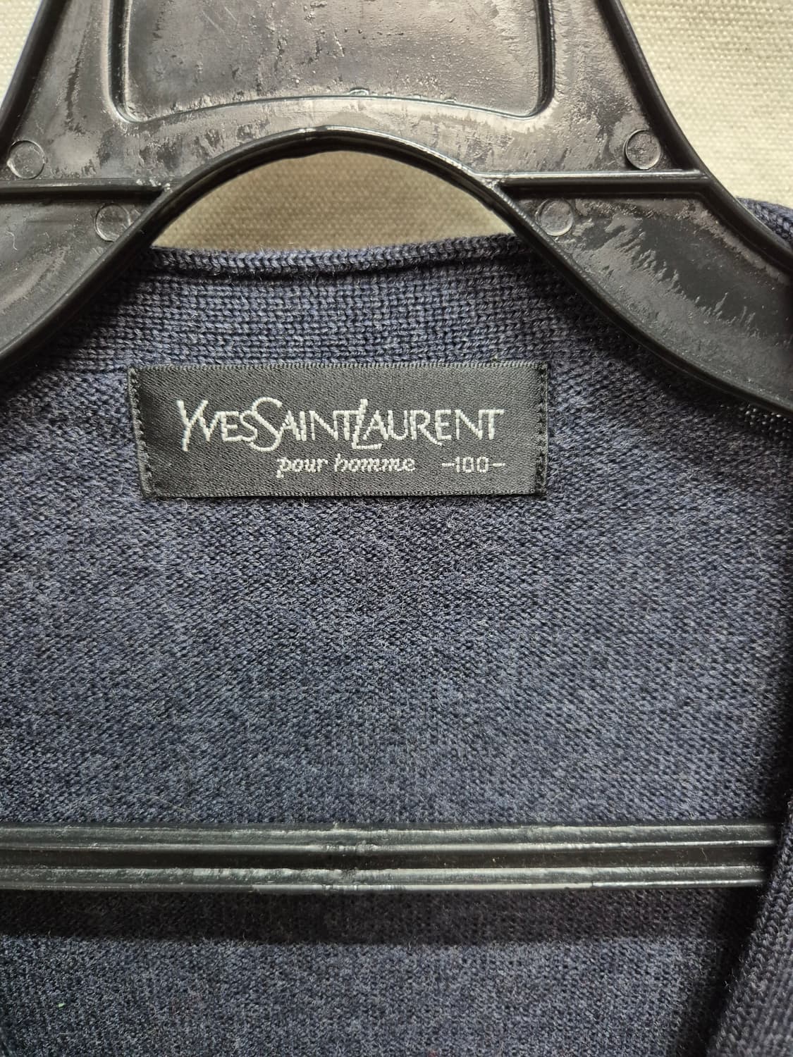 입생로랑 아가일 가디건 상품이미지2