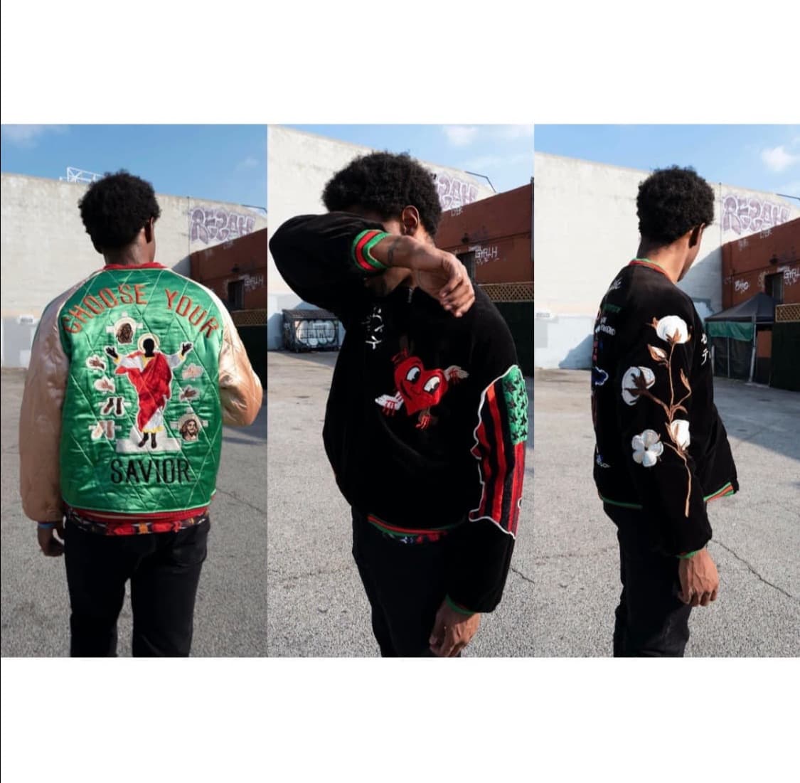 세인트 미카엘 리버시블 스카쟌 수베니어 자켓 상품이미지10